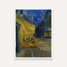 Cafe Terrace at Night Van Gogh Painting for Living Room | Starry Night Café Wall Art 3 : 4 Vertical Premium Wall Art Canvas by MeriDeewar