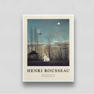 Carnival Evening by Henri Rousseau 3 : 4 Vertical New Premium Wall Art Canvas by MeriDeewar