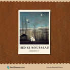 Carnival Evening by Henri Rousseau 3 : 4 Vertical New Premium Wall Art Canvas by MeriDeewar