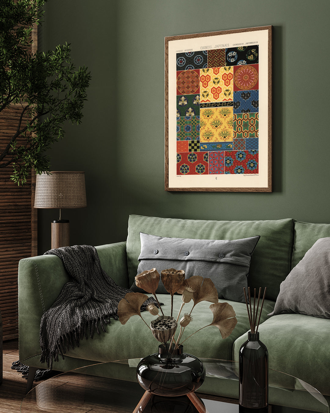 Carpet Pattern Design Artwork 3 : 4 Vertical New Premium Wall Art Canvas by MeriDeewar