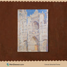 Castle/Vintage Museum Quality Oil Painting by Claude Monet 3 : 4 Vertical New Premium Wall Art Canvas by MeriDeewar