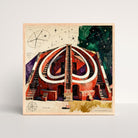 Celestial Geometry – Jantar Mantar Inspired Indian Architecture Wall Art 1 : 1 Square Premium Wall Art Canvas by MeriDeewar