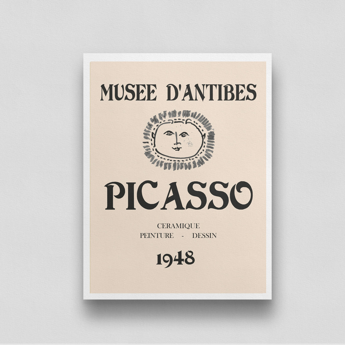 Ceramique Poster by Pablo Picasso 3 : 4 Vertical New Premium Wall Art Canvas by MeriDeewar