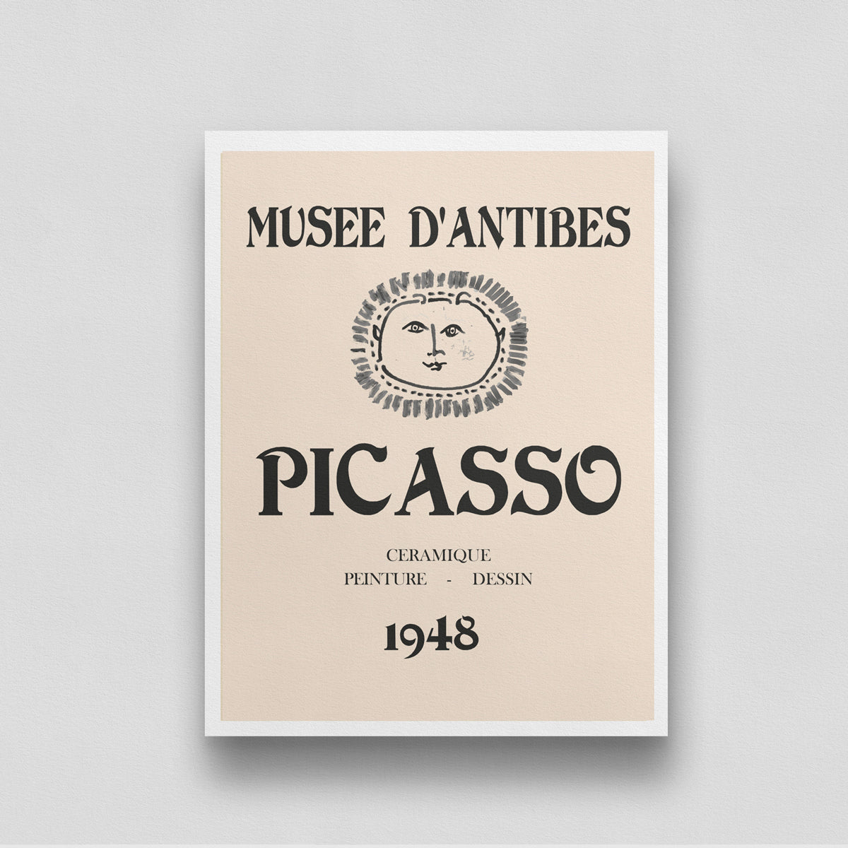 Ceramique Poster by Pablo Picasso 3 : 4 Vertical New Premium Wall Art Canvas by MeriDeewar