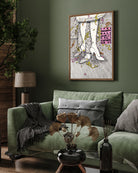 Charity ball 1982 Painting by Lanny Sommese 3 : 4 Vertical New Premium Wall Art Canvas by MeriDeewar