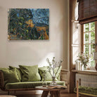 Château Noir Scenery Painting for Living Room | Paul Cézanne | Giclée Fine Art Print 4 : 3 Horizontal Premium Wall Art Canvas by MeriDeewar