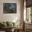 Château Noir Scenery Painting for Living Room | Paul Cézanne | Giclée Fine Art Print 4 : 3 Horizontal Premium Wall Art Canvas by MeriDeewar