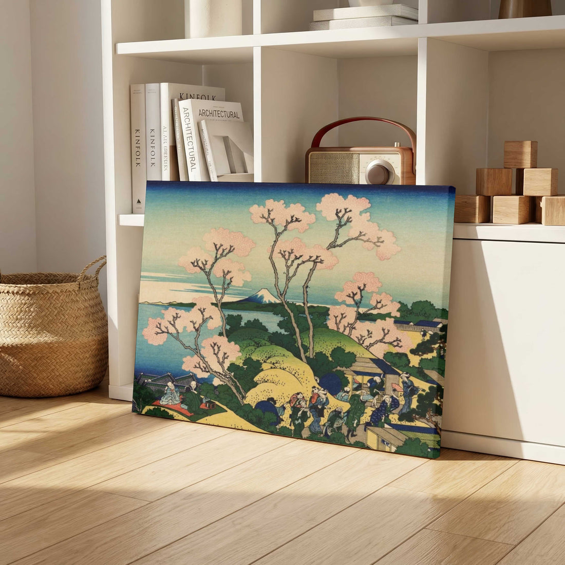 Yama Hill Shinagawa Painting - Meri Deewar 3 : 2 Horizontal Premium Wall Art Canvas by MeriDeewar