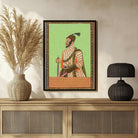 Chhatrapati Shivaji Maharaj Traditional Portrait | Deccan Miniature Style Giclée Art Print Premium Wall Art Canvas by MeriDeewar