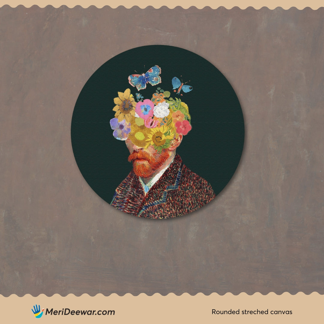 Circular Canvas Frame Circular Canvas Frame Premium Wall Art Canvas by MeriDeewar