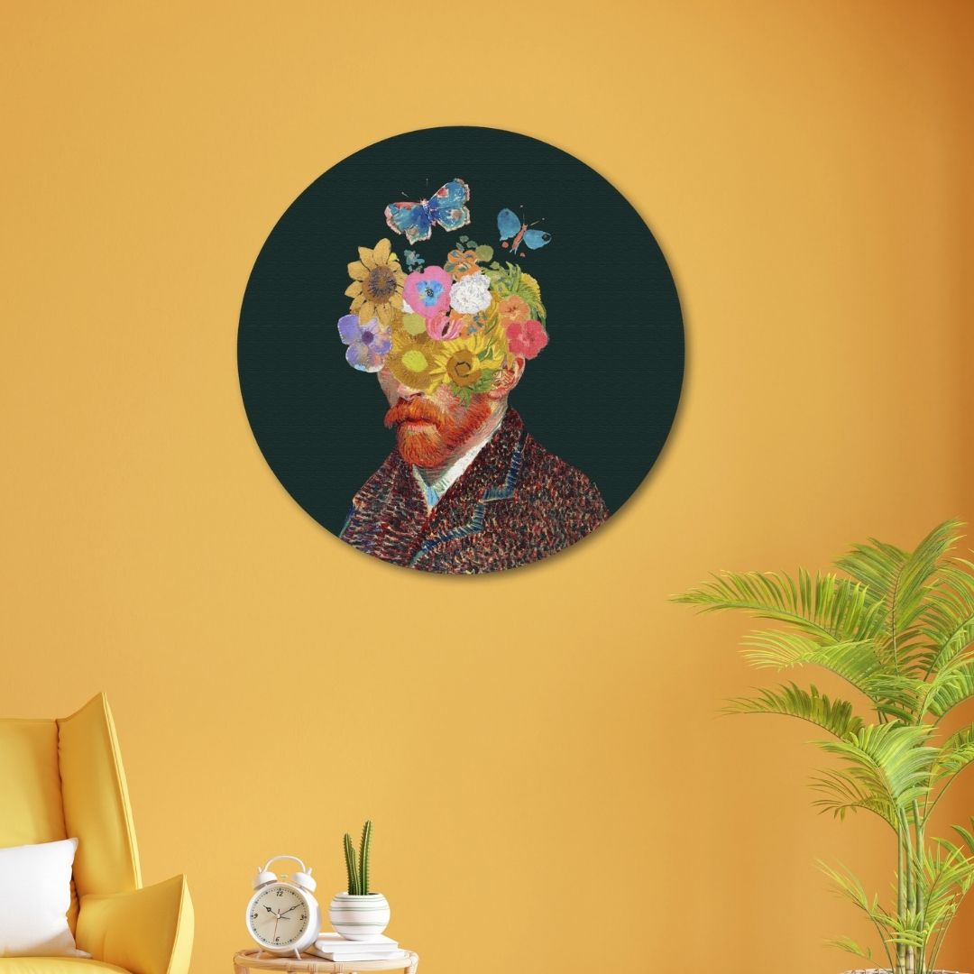 Circular Canvas Frame Circular Canvas Frame Premium Wall Art Canvas by MeriDeewar