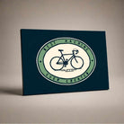 Classic Bicycle Badge Poster | Horizontal Borderless Art Frame Poster Premium Wall Art Canvas by MeriDeewar