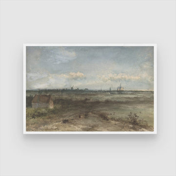 Classic View of Haarlem Wall Art - Enhance Your Décor 2 : 3 Horizontal Premium Wall Art Canvas by MeriDeewar