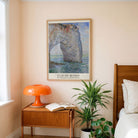 Claude Monet Sea Cliff Painting for Living Room | Scenery Wall Art | Giclée Print 3 : 4 Vertical New Premium Wall Art Canvas by MeriDeewar