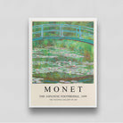 Claude Monet The Japanese Footbridge Painting 3 : 4 Vertical New Premium Wall Art Canvas by MeriDeewar