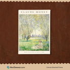 Claude Monet Woman Seated Under the Willows Painting 3 : 4 Vertical New Premium Wall Art Canvas by MeriDeewar