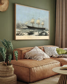 Clipper ship Red Jacket 3 : 4 Horizontal New Premium Wall Art Canvas by MeriDeewar
