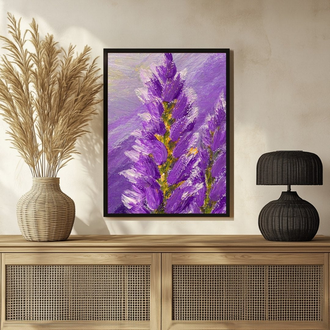 Cockscomb Flower Art – Unique Wall Decor from MeriDeewar 3 : 4 Vertical New Premium Wall Art Canvas by MeriDeewar