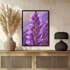 Cockscomb Flower Art – Unique Wall Decor from MeriDeewar 3 : 4 Vertical New Premium Wall Art Canvas by MeriDeewar