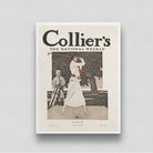 Collier's The National Weekly Vintage Poster 3 : 4 Vertical New Premium Wall Art Canvas by MeriDeewar