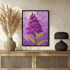 Colorful Cockscomb Painting - Enhance Your Space - MeriDeewar 3 : 4 Vertical New Premium Wall Art Canvas by MeriDeewar