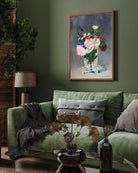 Colorful Flowers in the Vase by Édouard Manet 3 : 4 Vertical New Premium Wall Art Canvas by MeriDeewar