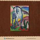 Colorful Geometric Horse by Franz Marc 3 : 4 Vertical New Premium Wall Art Canvas by MeriDeewar
