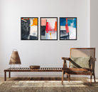 Colorful texture abstract Painting Walls Premium Wall Art Canvas by MeriDeewar