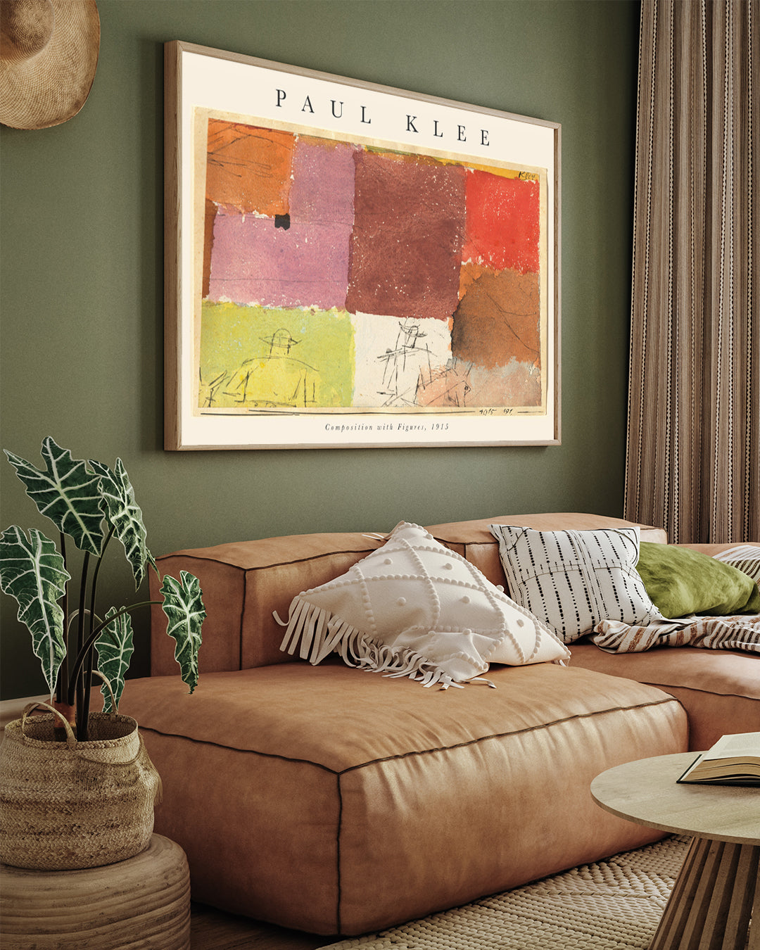 Composition with Figures by Paul Klee 3 : 4 Horizontal New Premium Wall Art Canvas by MeriDeewar