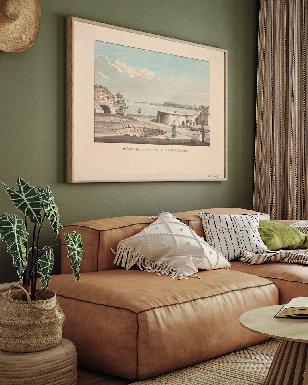 Copenhagen seen from Gl.Lime kiln by Jens Holm 3 : 4 Horizontal New Premium Wall Art Canvas by MeriDeewar