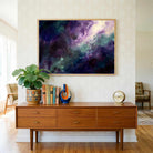 "Cosmic Nebula" Modern Abstract Celestial Giclée Print |Wall Art 3 : 4 Horizontal New Premium Wall Art Canvas by MeriDeewar