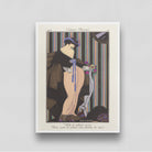 Costumes Parisiens Artwork by Pierre Emile Legrain 3 : 4 Vertical New Premium Wall Art Canvas by MeriDeewar