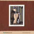 Costumes Parisiens Artwork by Pierre Emile Legrain 3 : 4 Vertical New Premium Wall Art Canvas by MeriDeewar