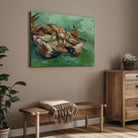 Crab Still Life Painting by Van Gogh | Nature Wall Art for Living Room | Giclée Print 4 : 3 Horizontal Premium Wall Art Canvas by MeriDeewar