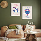 Crazy Wall Art Set Of 2 Walls Premium Wall Art Canvas by MeriDeewar