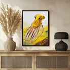Cuttlefish Abstract Art Painting – Modern Wall Decor for Homes 3 : 4 Vertical New Premium Wall Art Canvas by MeriDeewar