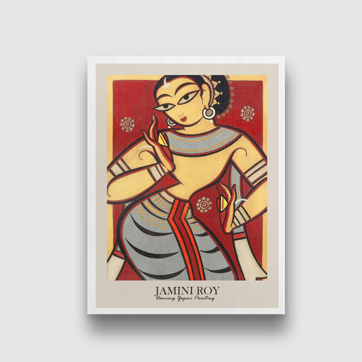 Jamini Roy Gopini Painting | Indian Folk Art | MeriDeewar