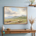 Deccan Hills After Rain | Panoramic Landscape Art 3 : 2 Horizontal Premium Wall Art Canvas by MeriDeewar