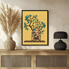 Deers Gond Art Masterpiece - Unique Tribal Wall Art | MeriDeewar 3 : 4 Vertical New Premium Wall Art Canvas by MeriDeewar