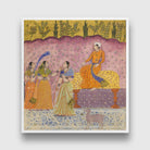 Desakshari-ragini Painting 1 : 1 Square Premium Wall Art Canvas by MeriDeewar