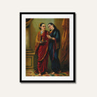 Draupadi and Sudeshna Painting – A Moment of Dignity and Resilience | MeriDeewar.com 3 : 4.2 Vertical Premium Wall Art Canvas by MeriDeewar