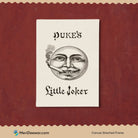 Duke's Little Joker Poster from the Playing Cards series 3 : 4 Vertical New Premium Wall Art Canvas by MeriDeewar