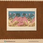 Eagle and Rabbit Bandbox Design 3 : 4 Horizontal New Premium Wall Art Canvas by MeriDeewar
