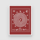 Echoes of Harmony: A Captivating Warli Scene - Rhythms of the Village Warli art 3 : 4 Vertical New Premium Wall Art Canvas by MeriDeewar