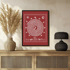 Echoes of Harmony: A Captivating Warli Scene - Rhythms of the Village Warli art 3 : 4 Vertical New Premium Wall Art Canvas by MeriDeewar