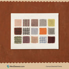 Factory cloth samples By Frank J. Mace 3 : 4 Horizontal New Premium Wall Art Canvas by MeriDeewar
