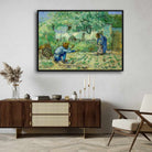 First Steps Van Gogh Painting for Living Room | Family Wall Art | Giclée Print 4 : 3 Horizontal Premium Wall Art Canvas by MeriDeewar