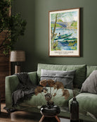 Fisherman and His Boat Painting by Vincent van Gogh 3 : 4 Vertical New Premium Wall Art Canvas by MeriDeewar