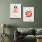 Fitness Women empowerment Quotes 3 : 4 Vertical New Premium Wall Art Canvas by MeriDeewar