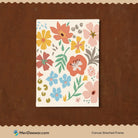 Flower Market Amsterdam Poster 3 : 4 Vertical New Premium Wall Art Canvas by MeriDeewar
